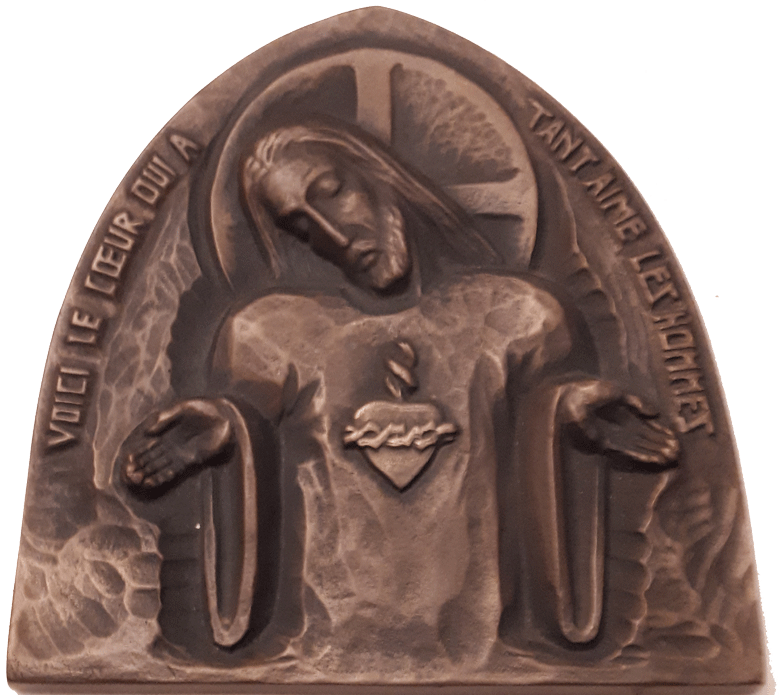 0618 Sacred Heart plaque png